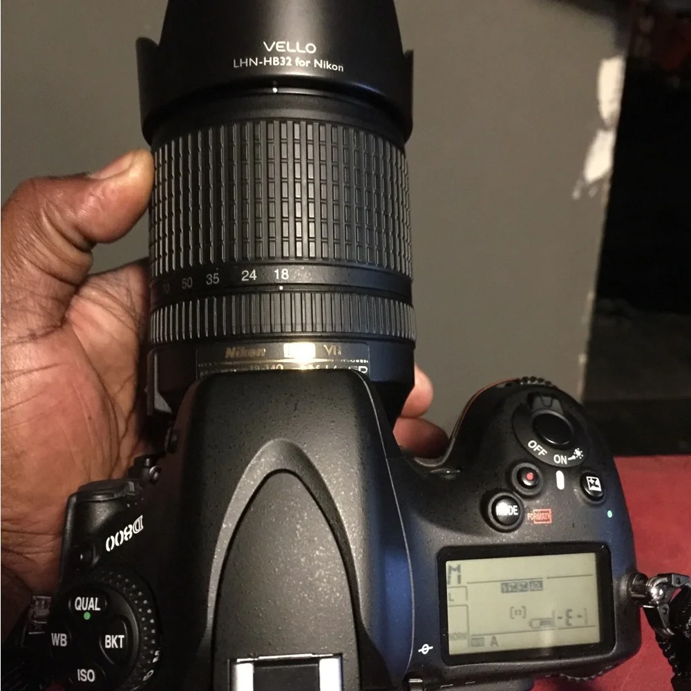 Nikon camera barely