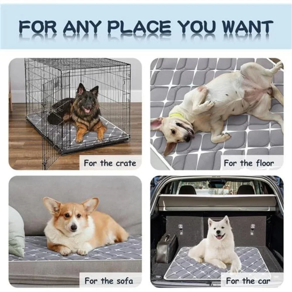 Dog Crate Mat Ultra Soft Dog Bed Mat for Sleeping with Anti-Slip Bottom, 36
