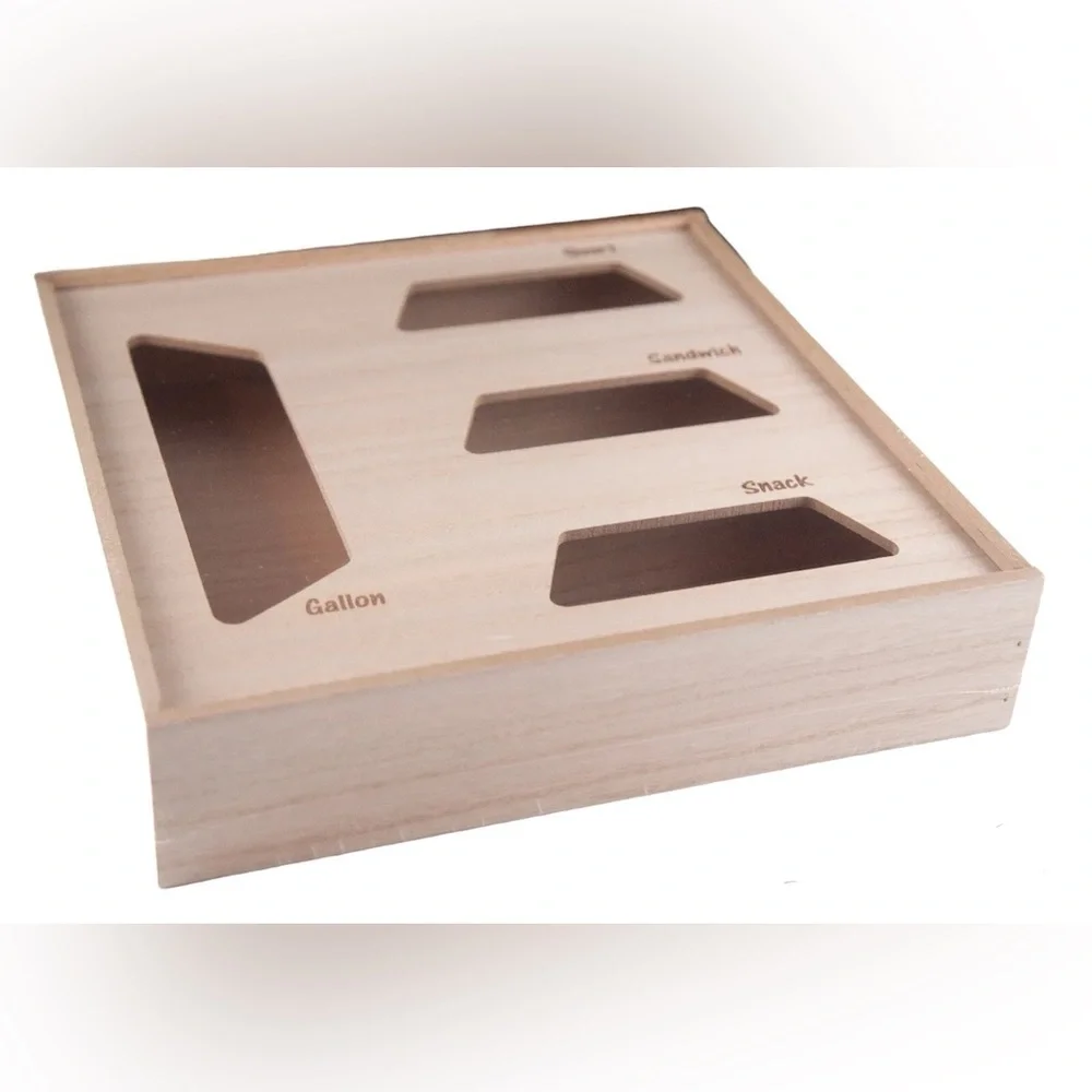Target ziplock bag wood