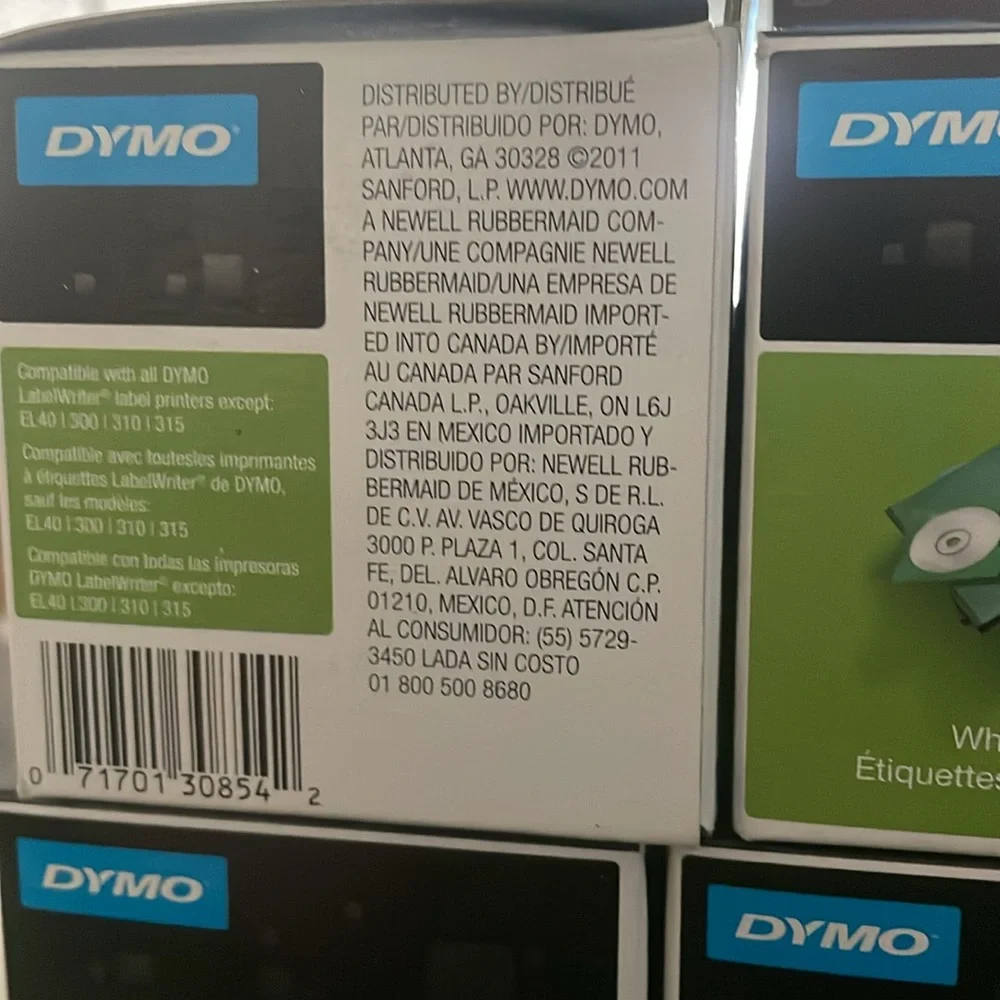 Dymo unopened boxes