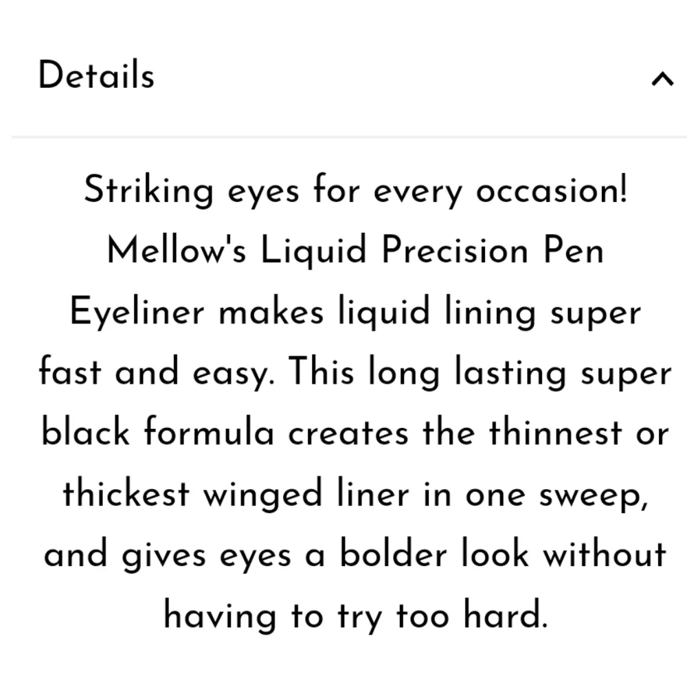 Mellow lasting not
