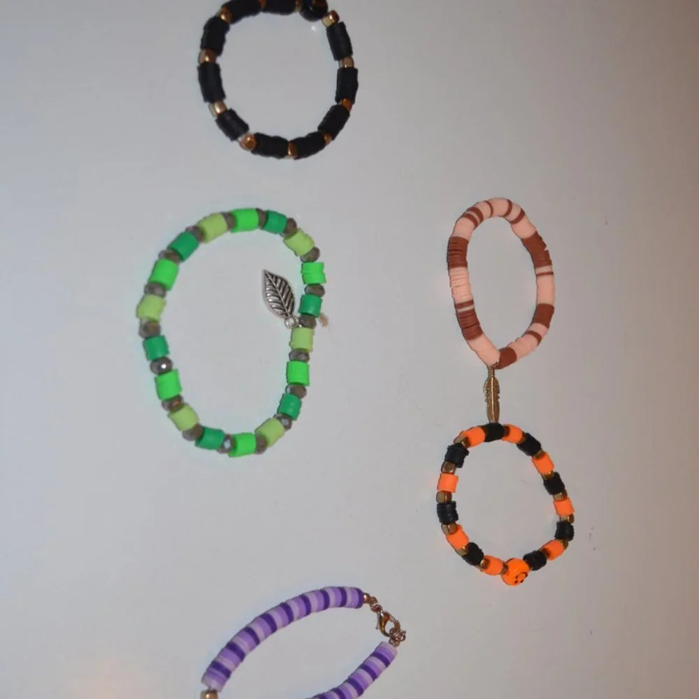 Clay Beads handmade bracelets