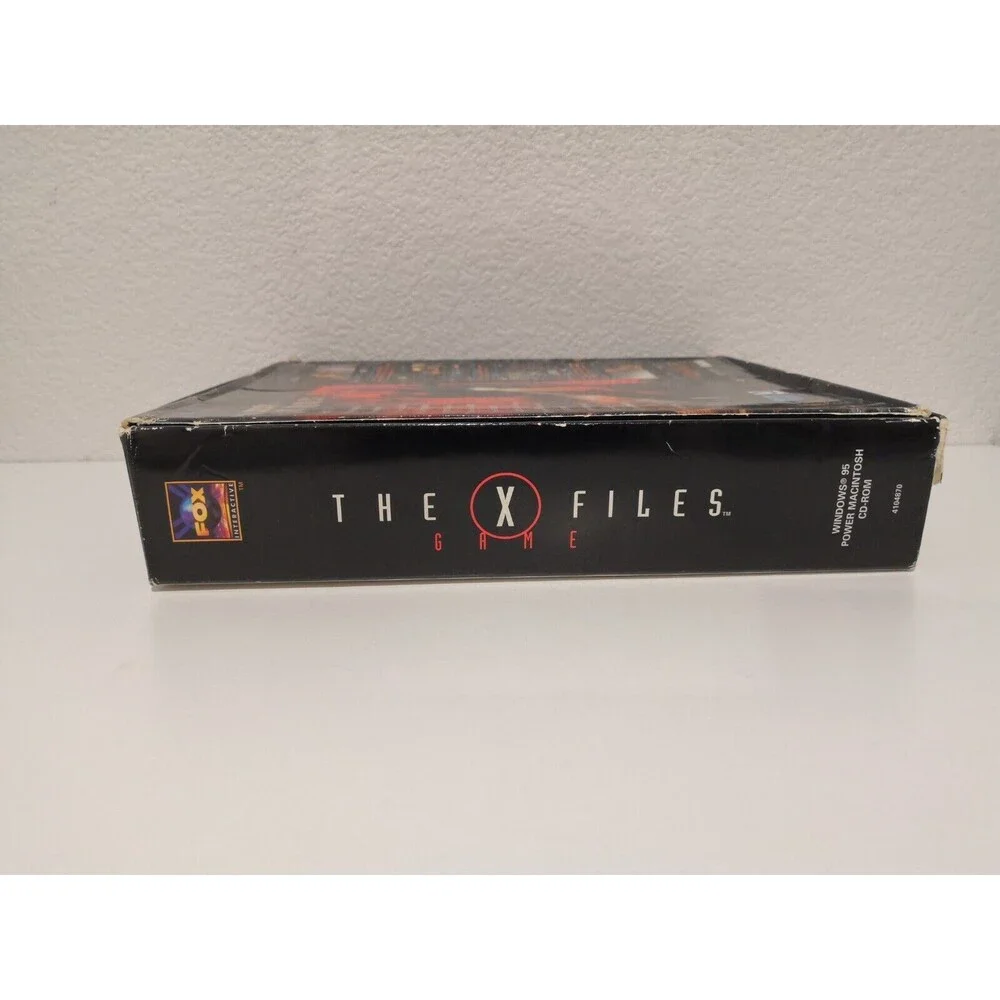 X-Files PC Game (Windows, 1998) 7-Disc Fox Interactive Big Box PC Game Complete