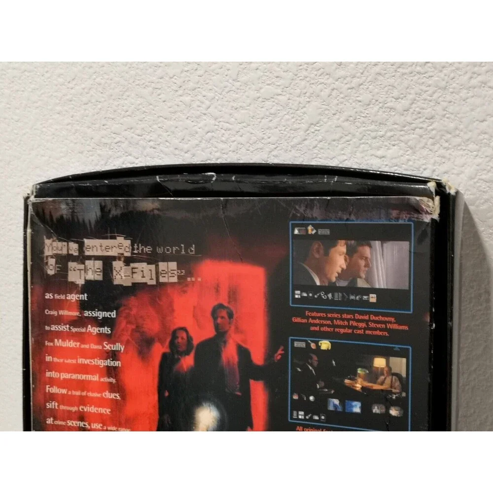 X-Files PC Game (Windows, 1998) 7-Disc Fox Interactive Big Box PC Game Complete