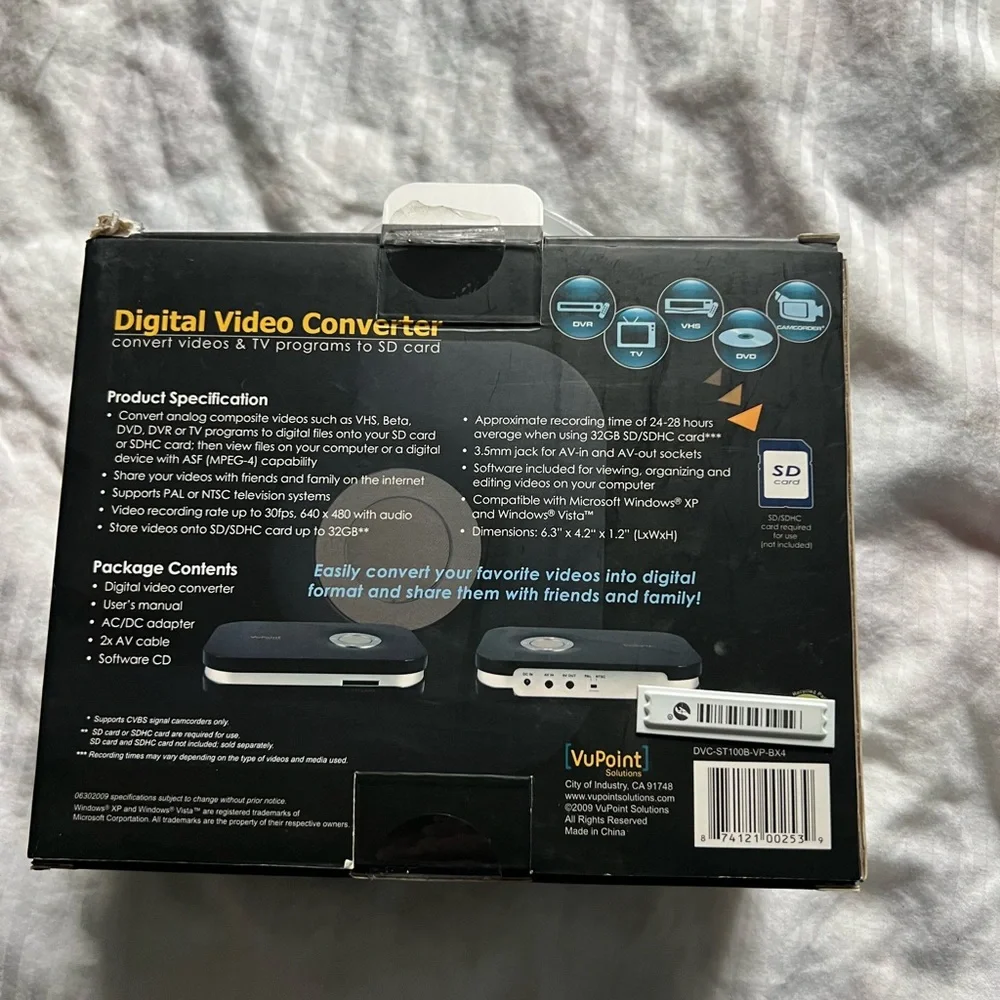 VuPoint programs converter