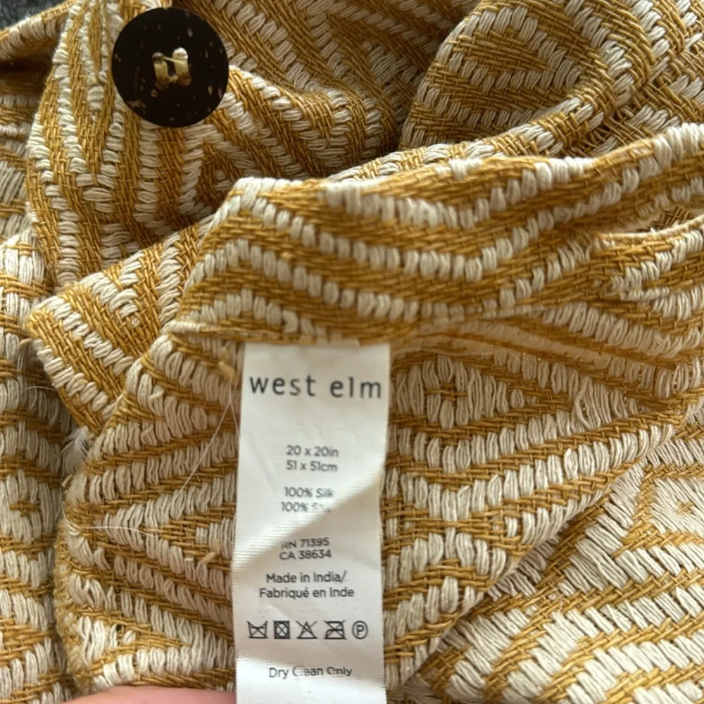 West Elm fun pillow