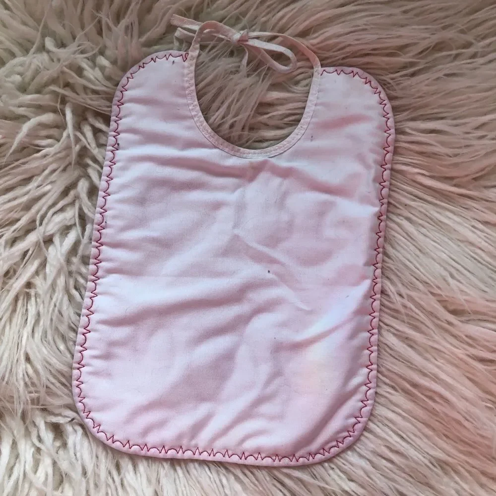 Vintage hand welcome bib
