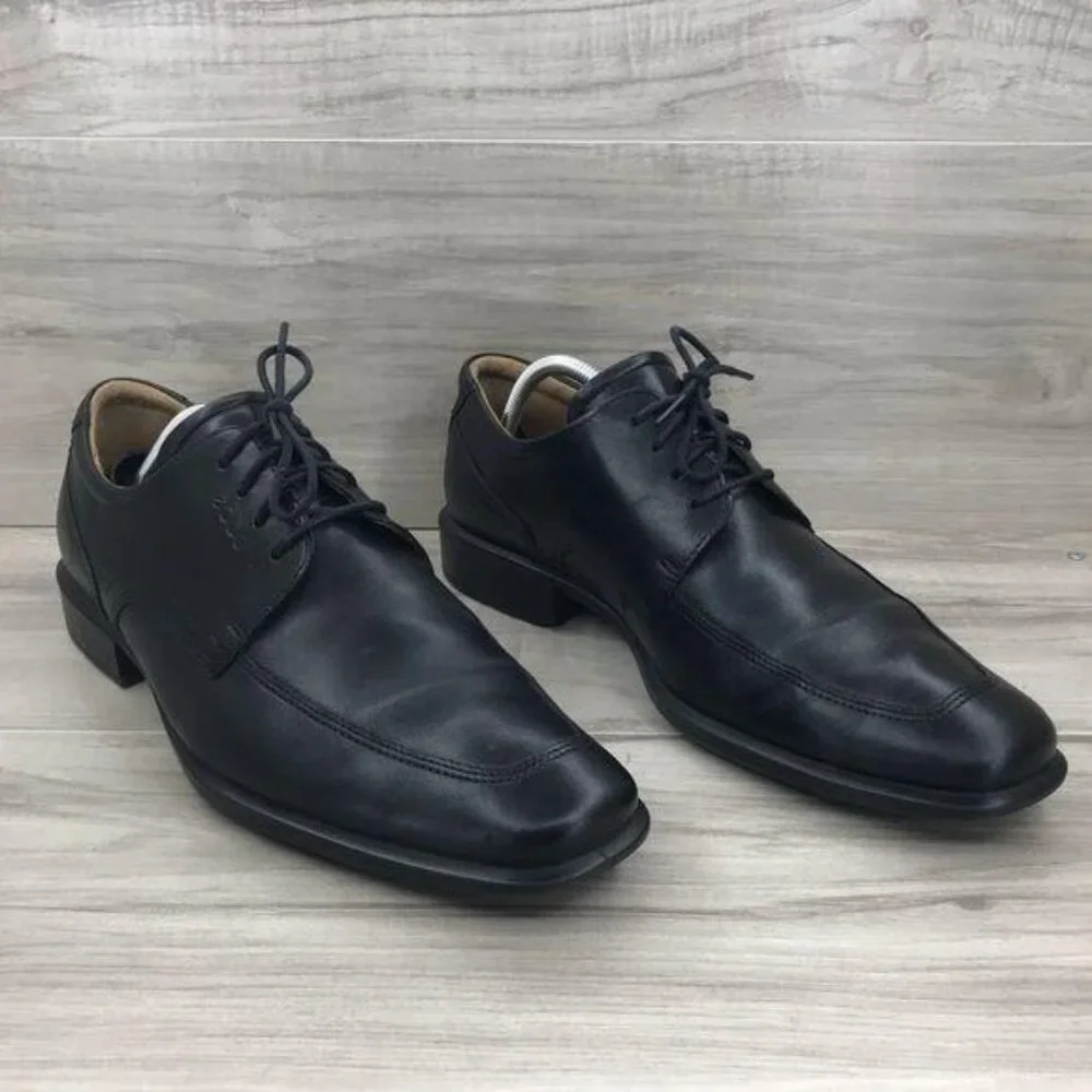 Ecco black leather