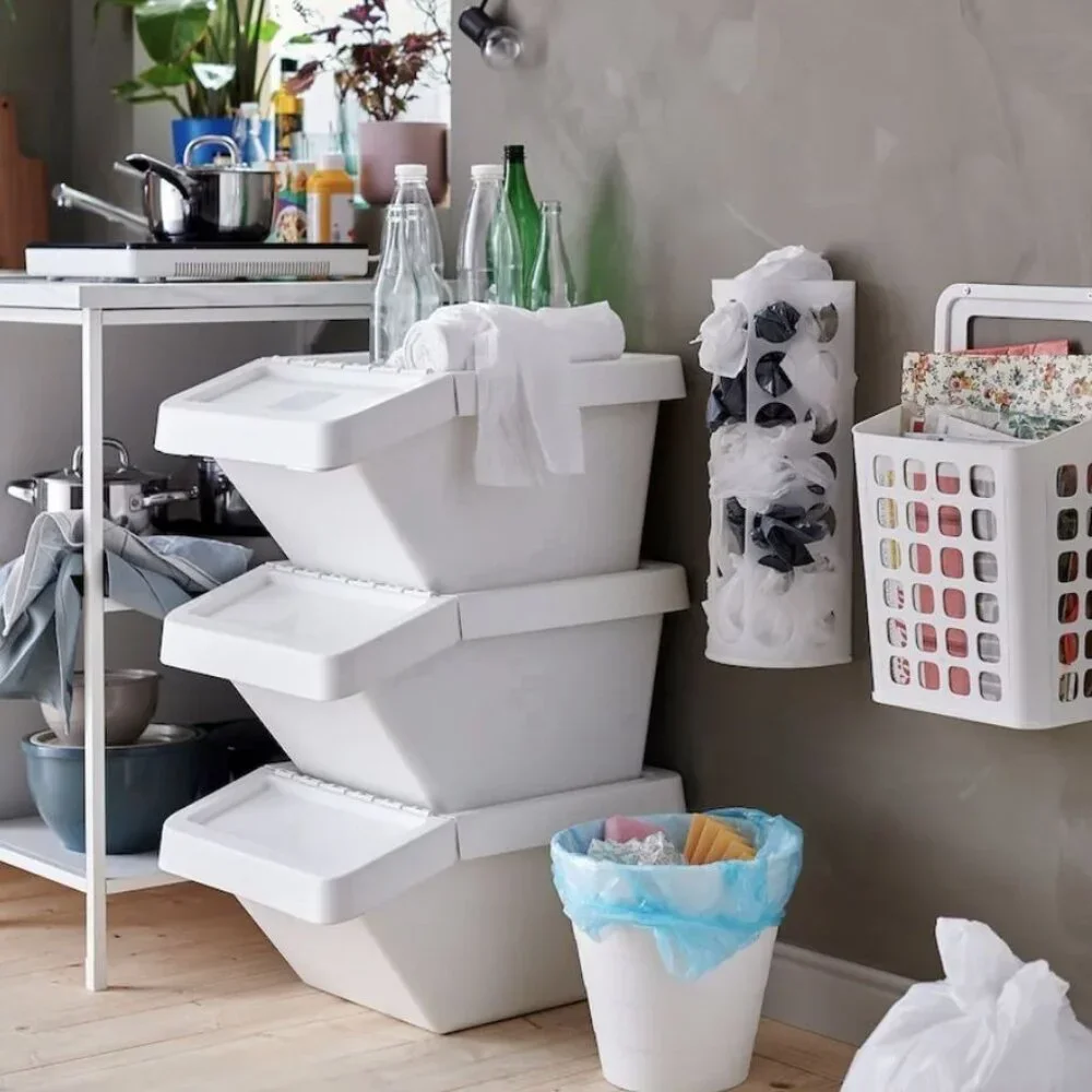 Multi Use Plastic Bag Dispenser Ikea Gift Wrapper Roll Holder Umbrella Holder mq