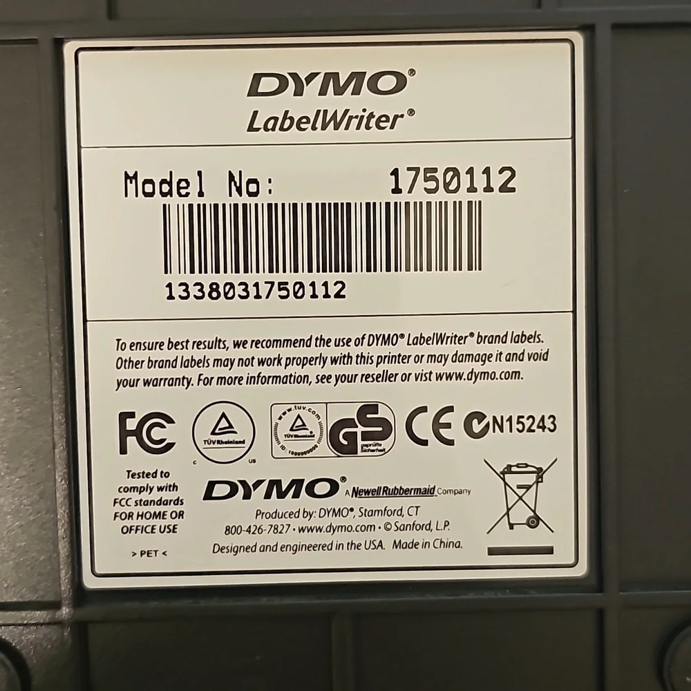 Dymo label writer