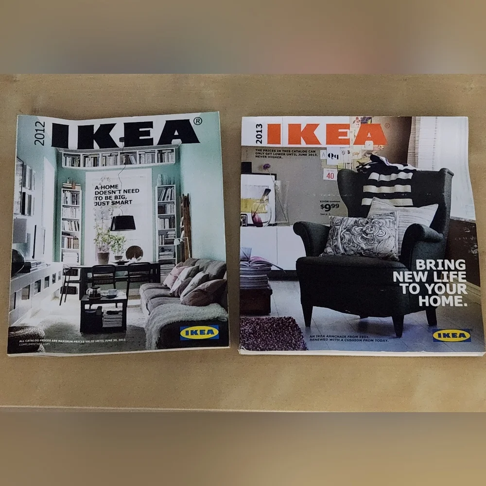 Ikea Catalog's 2012 and 2013