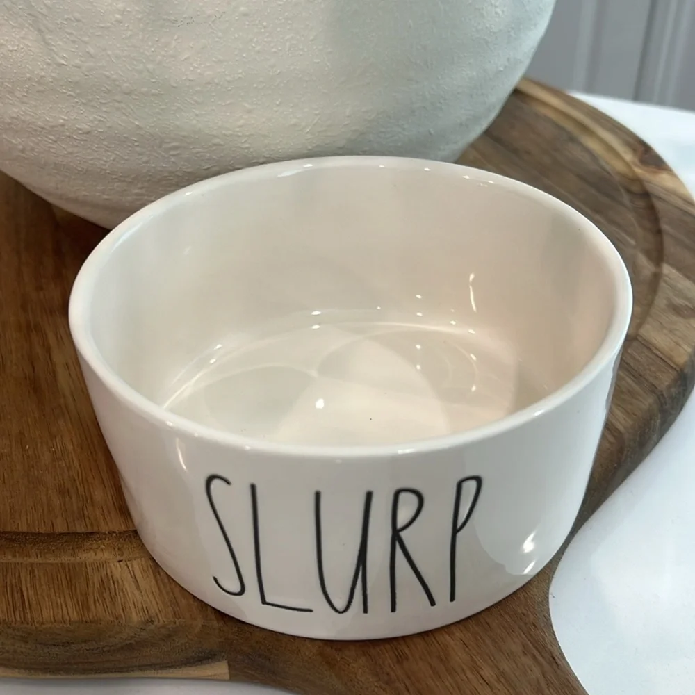 Rae Dunn. Cute 🐾SLURP 🐾BOWL...