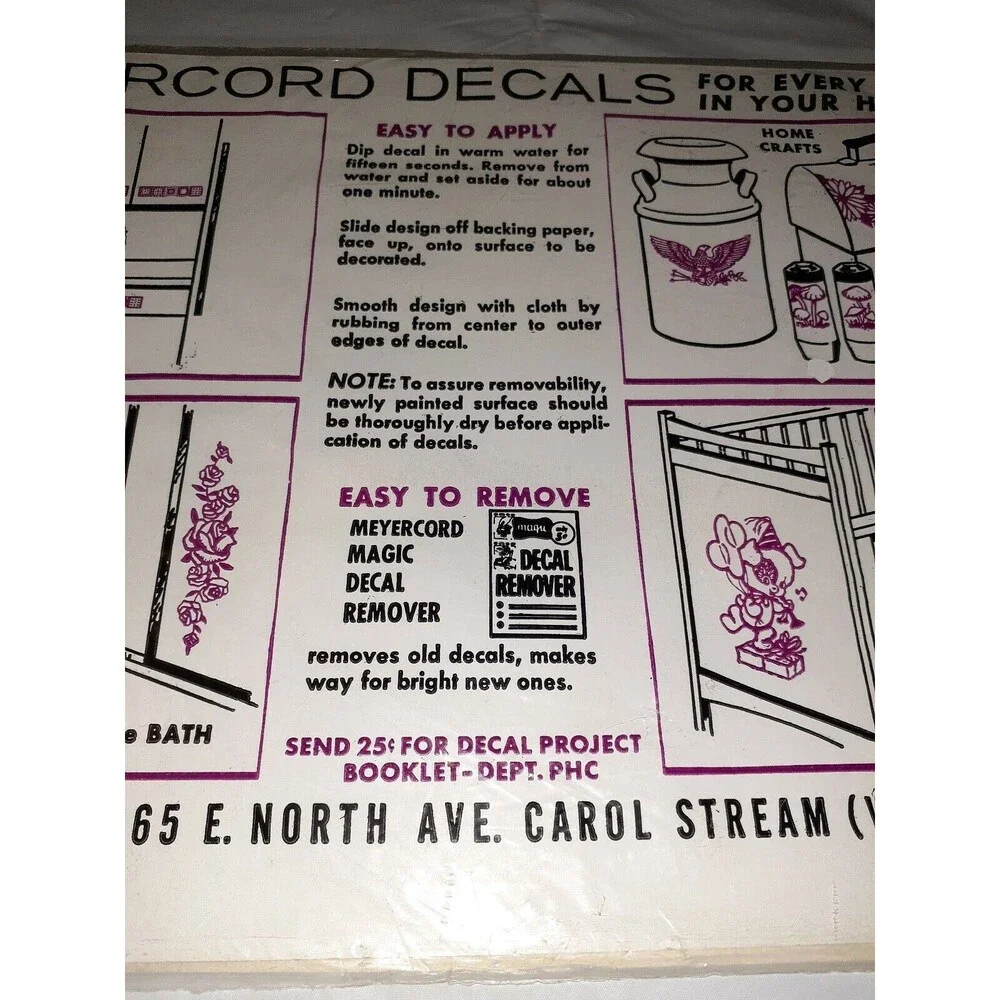 Meyercord Decals this pack