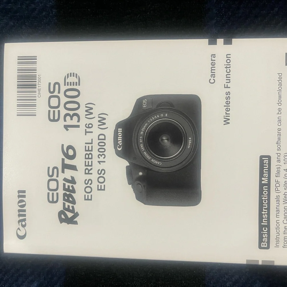 Canon Rebel T6 camera