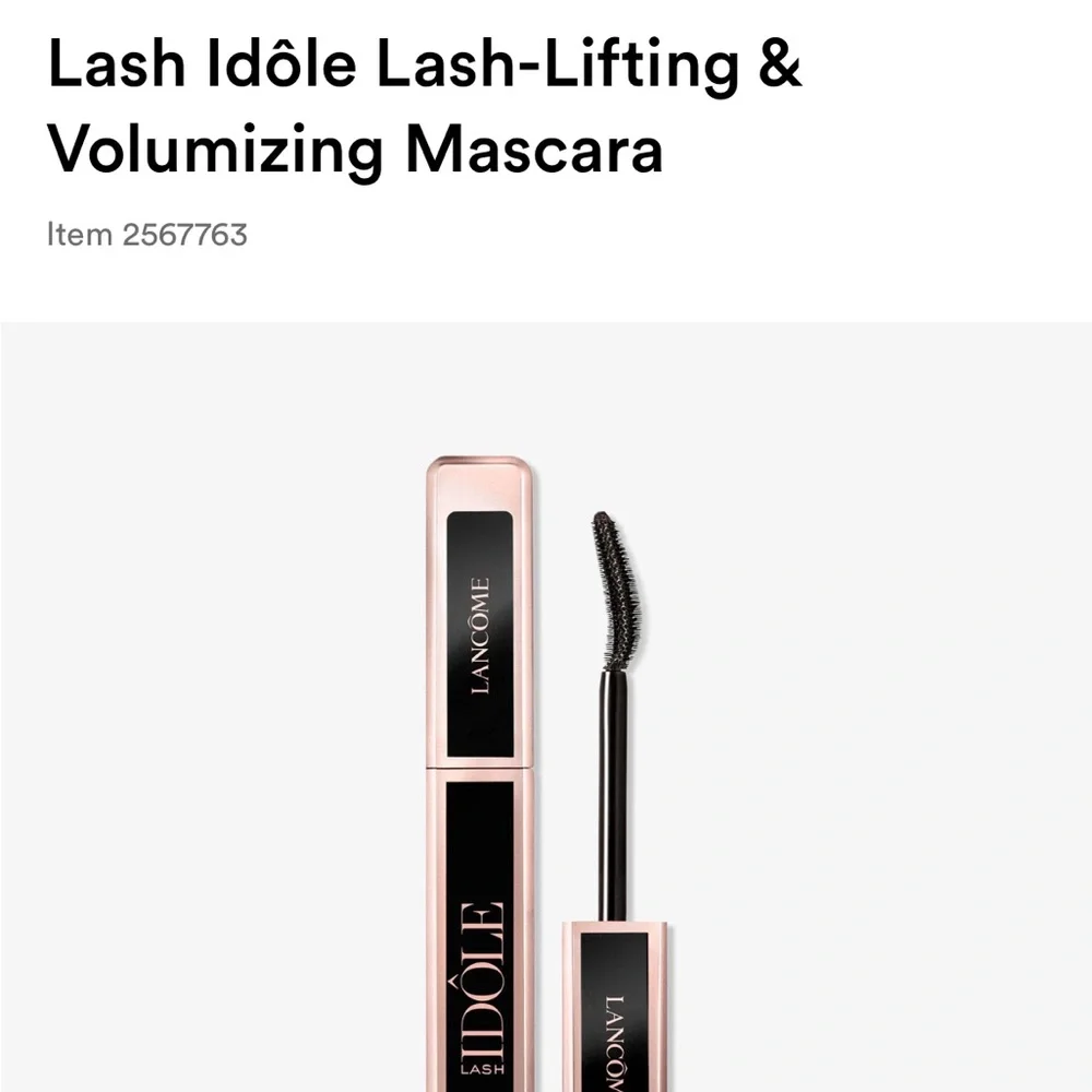 NWT Lancôme Lash Idole Lash-Lifting & Volumizing Mascara Full Size Glossy Black