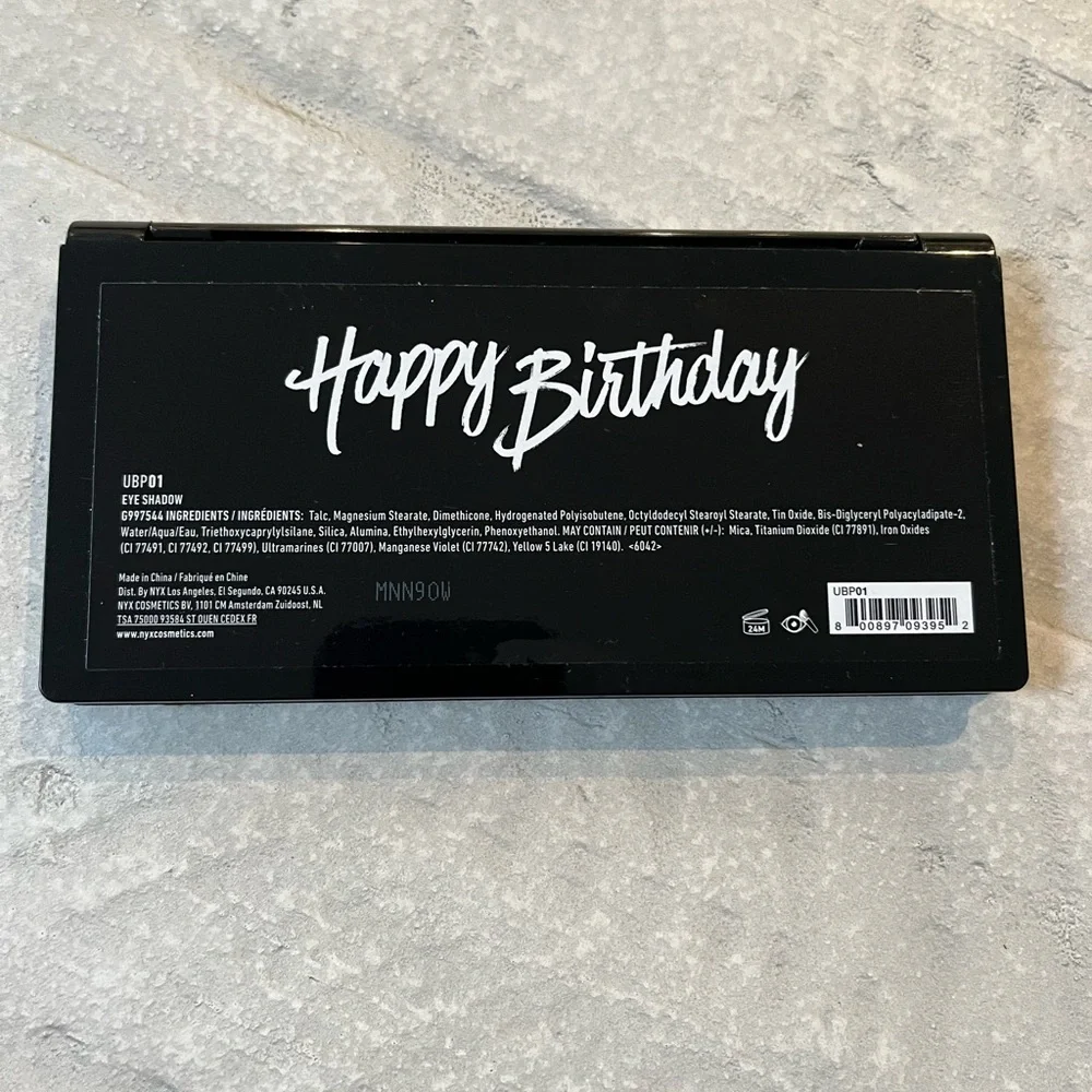 NYX happy birthday