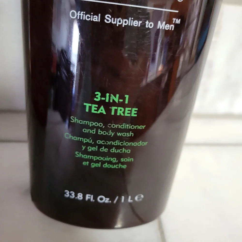 American Crew 3-in-1 Tea Tree Shampoo Conditioner Body Wash - Dark Brown