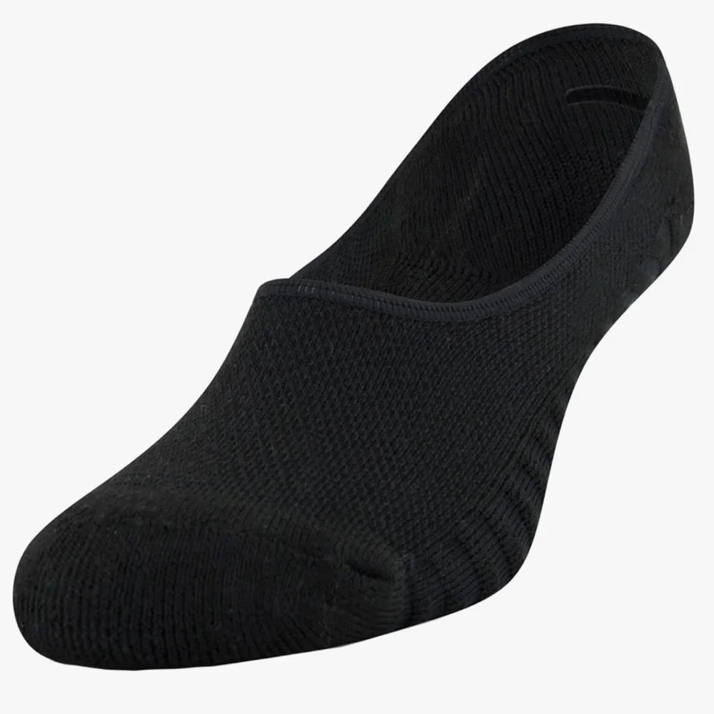 Black Socks - Mid Sport Liner Women's Socks (4 Pairs), Shoe Size: 8-12 — Peds
