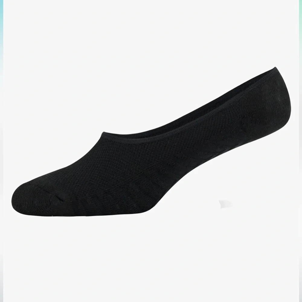 Black Socks - Mid Sport Liner Women's Socks (4 Pairs), Shoe Size: 8-12 — Peds