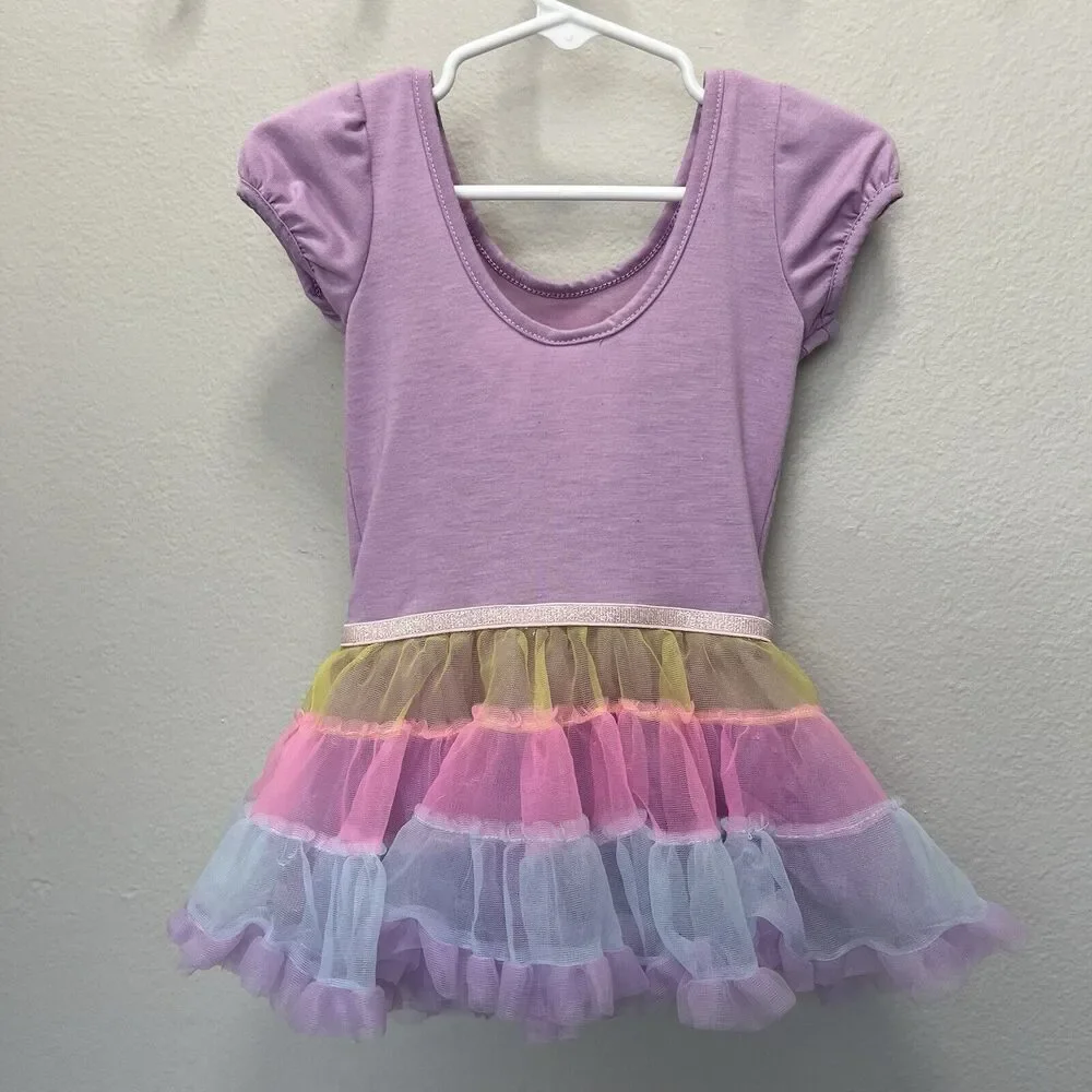 H&M x Hasbro | My Little Pony Sparkle Rainbow Tutu Dress 18-24 Months Purple