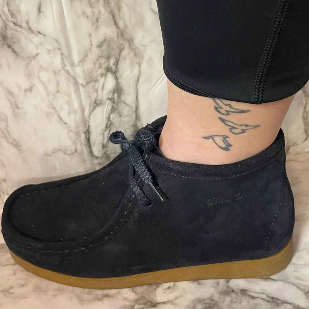 Donato Marrone Men’s Suede 1970’s Gino D. Moccasin Boots Size 8 Vintage