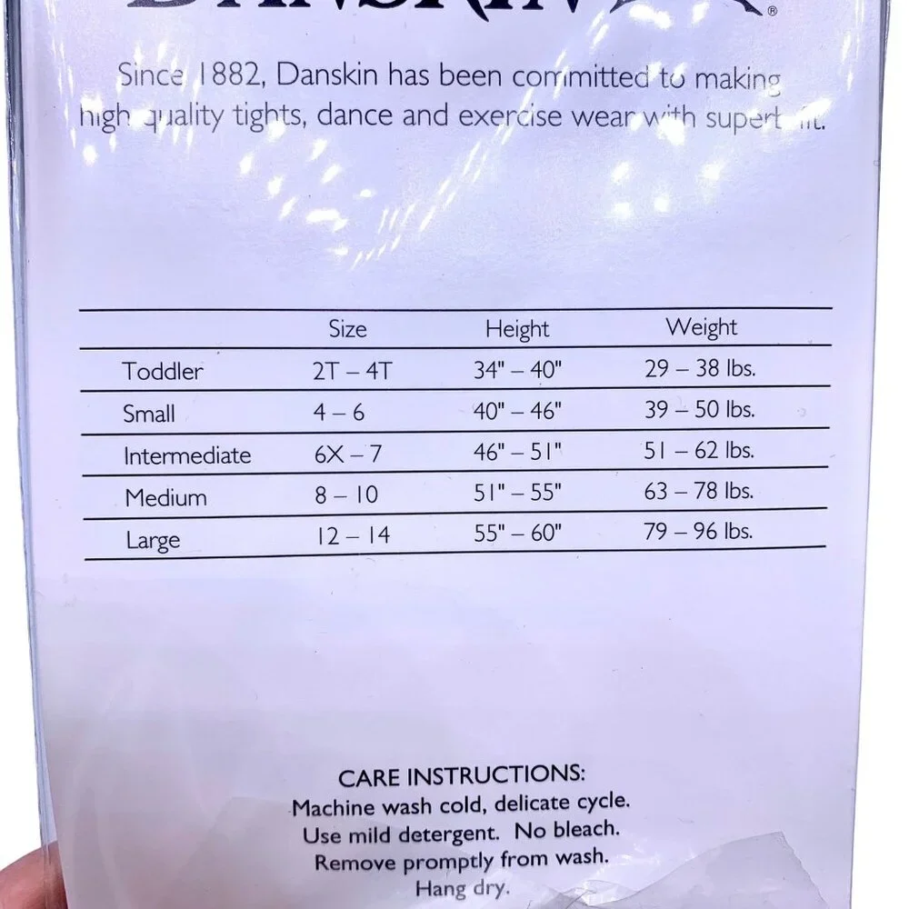 Danskin toddler tights