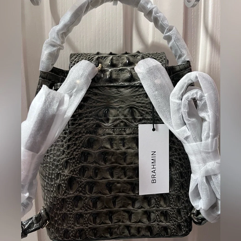 NWT Brahmin Kendall Hunter Mini-Backpack #1