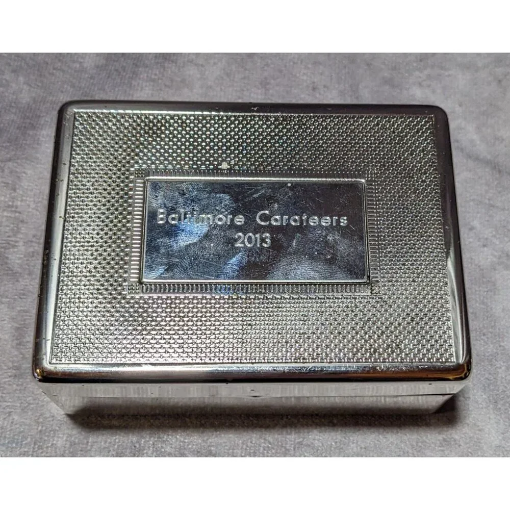 Things Remembered Silver Engraved Trinket Box