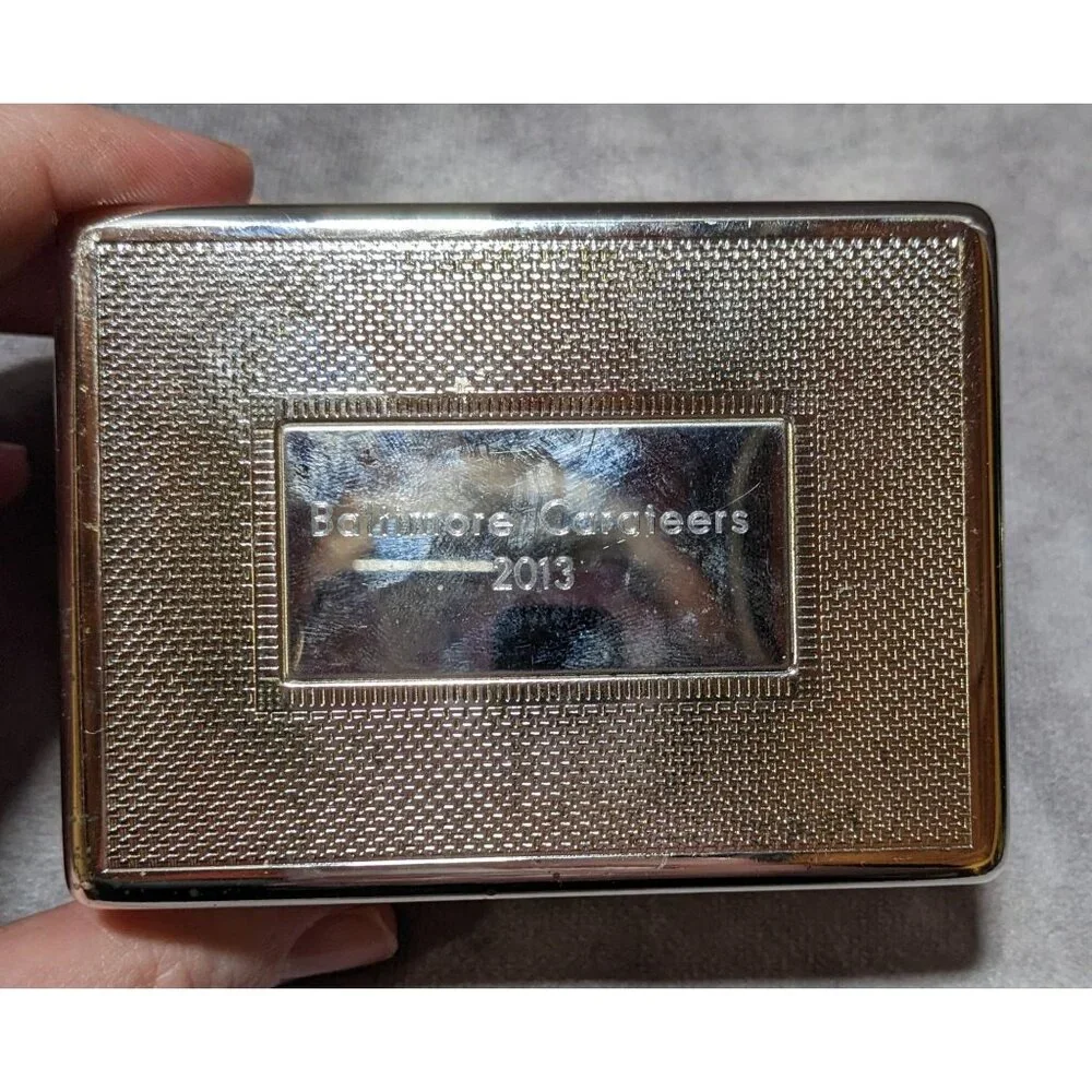 Things Remembered Silver Engraved Trinket Box