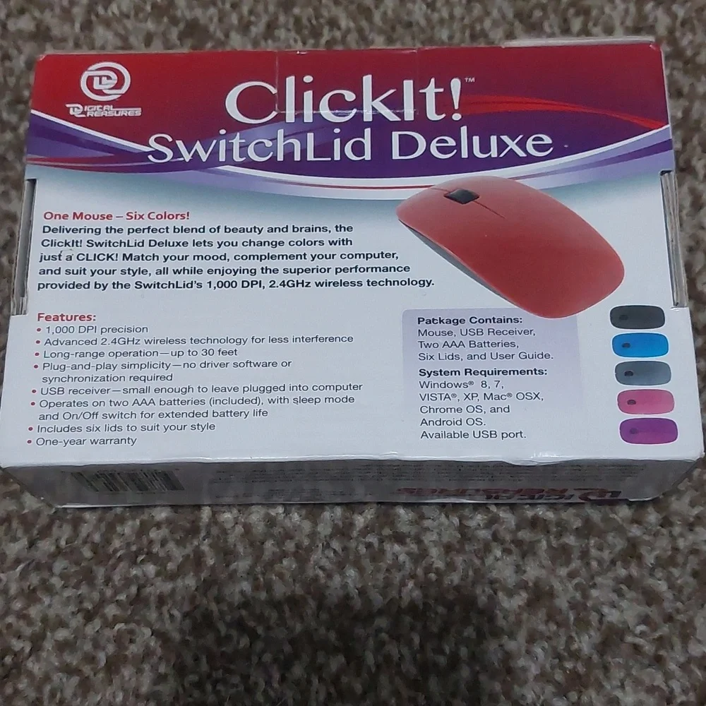 ClickIt opened box