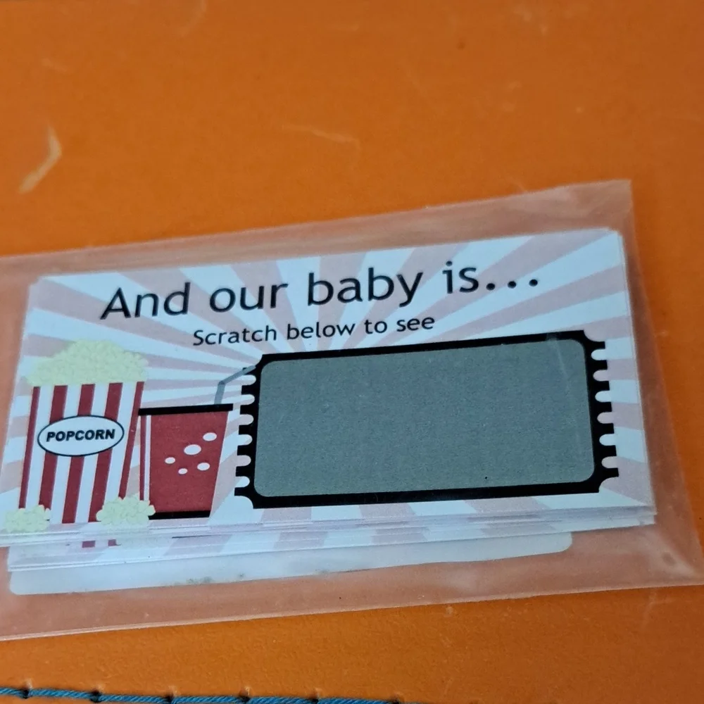 21 Gender Reveal Scratch Cards NEW