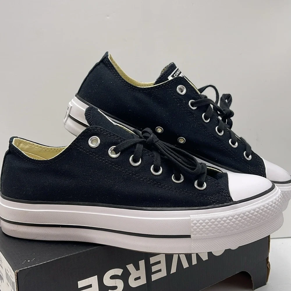 Converse WMNS CTAS LIFT OX BLACK/WHITE/WHITE 560250C Platforms Sneakers