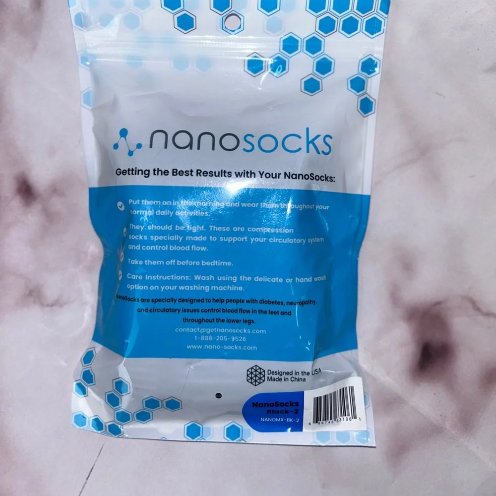 nanosocks compression 3d