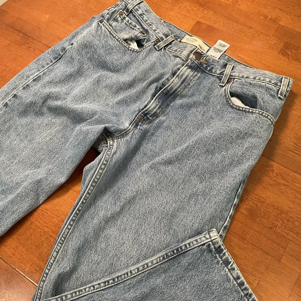 Signature by Levi Strauss & Co. Regular Straight Jeans Men's 40x30 Blue Medium