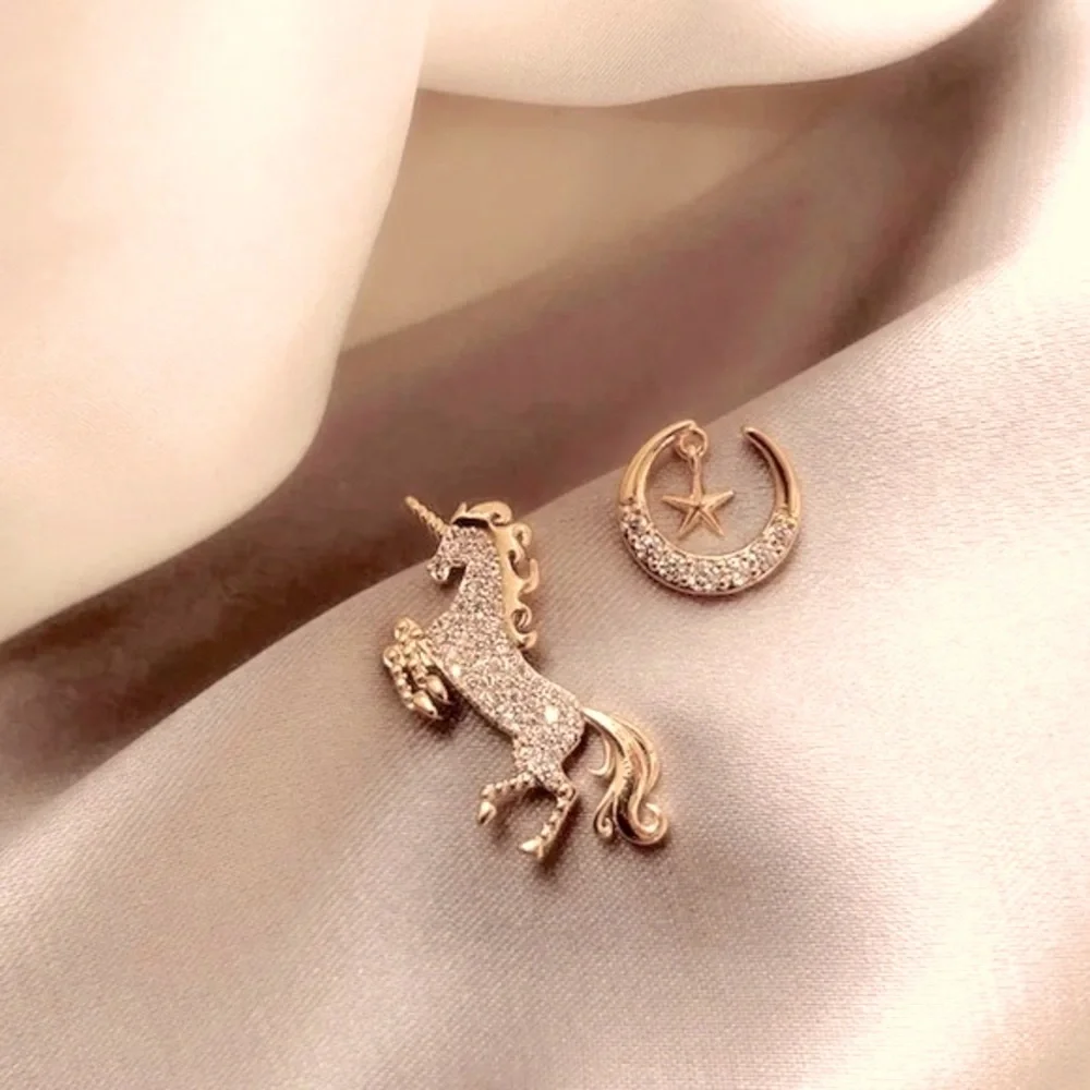 Source Unknown crystal 1”=2 earrings