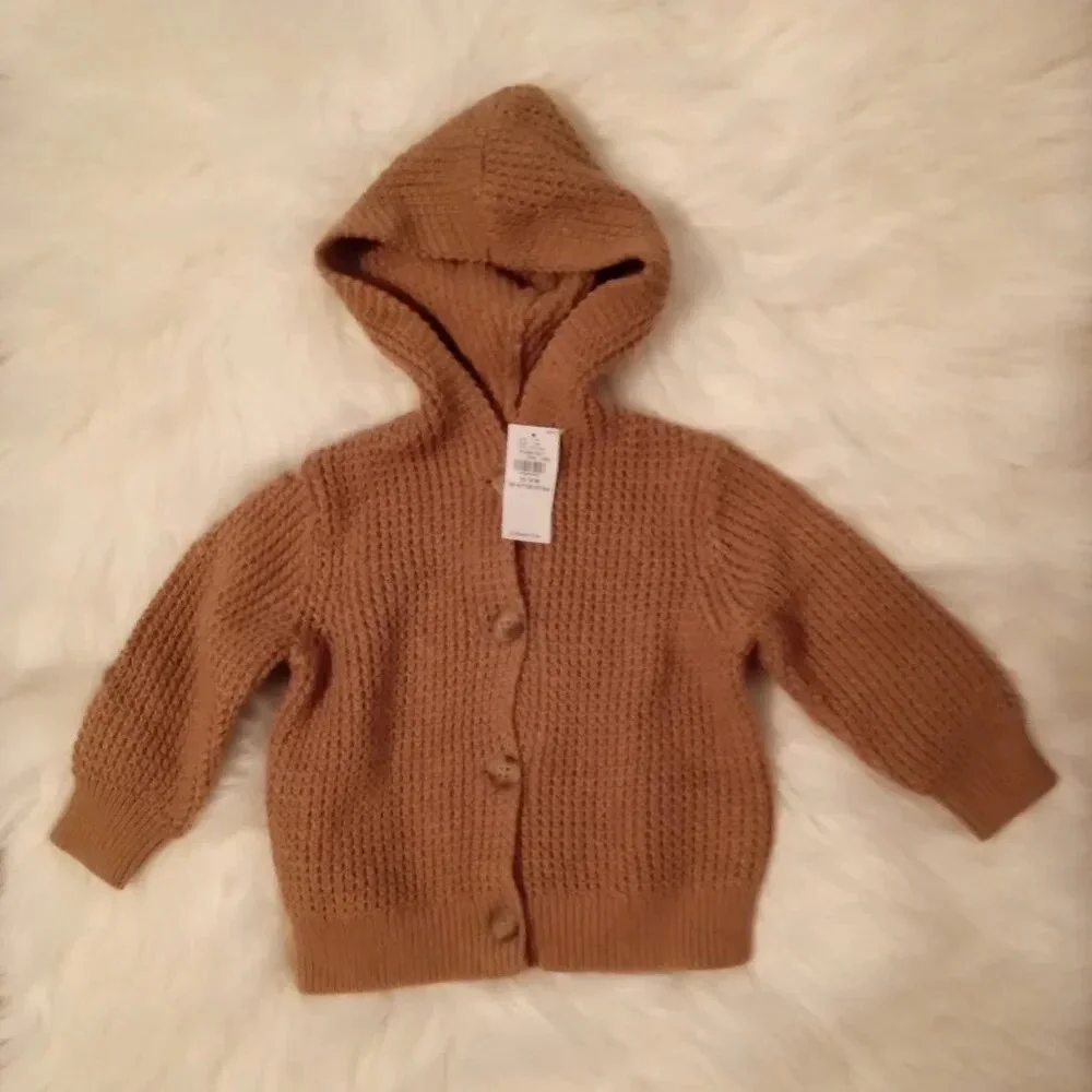 Old Navy Long Sleeve Button Front Sweater - 12-18M - NWT