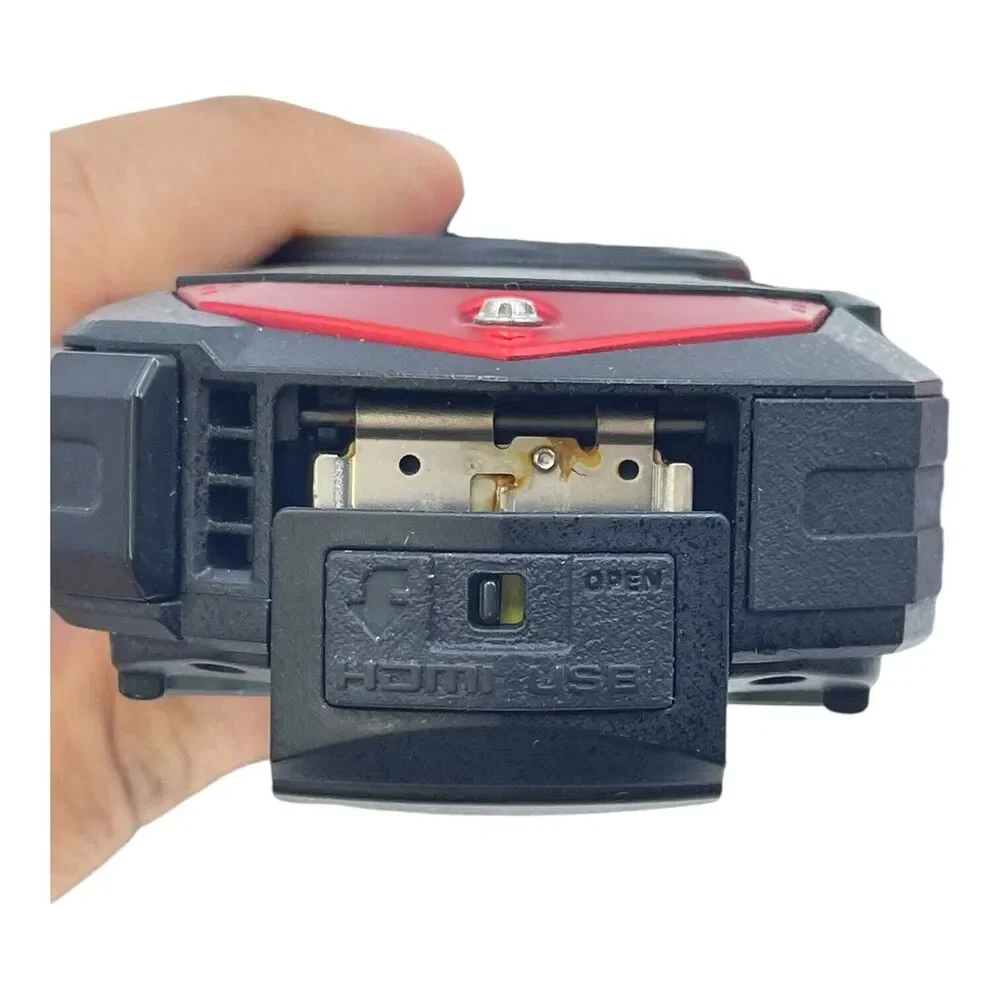 RICOH WG-60 16.0 MP 5X ZOOM RED DIGITAL CAMERA + BATTERY WATERPROOF TESTED