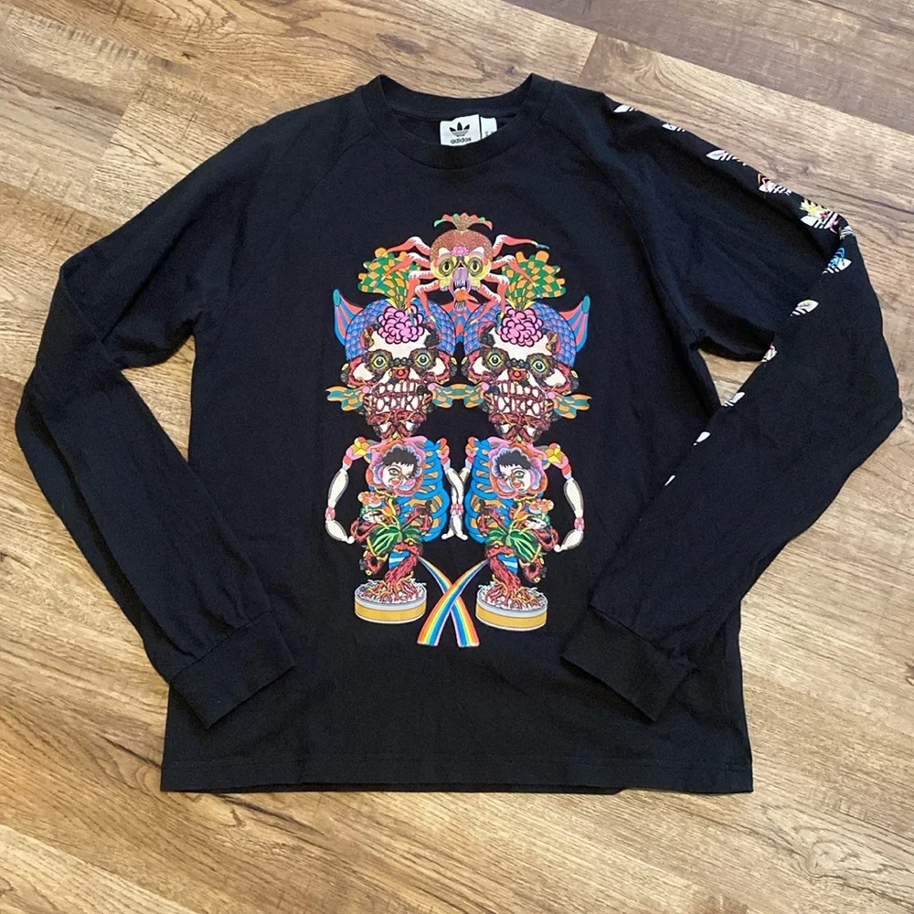 Adidas x Keiichi Tanaami for Men Long Sleeve T Shirt Medium