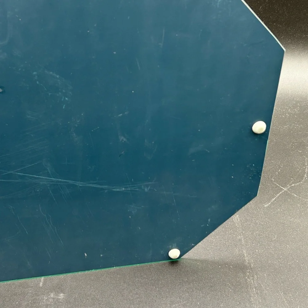 Vintage octagon dresser mirror, bathroom
