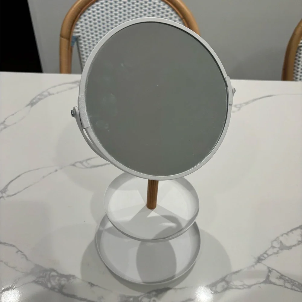 Makeup table mirror