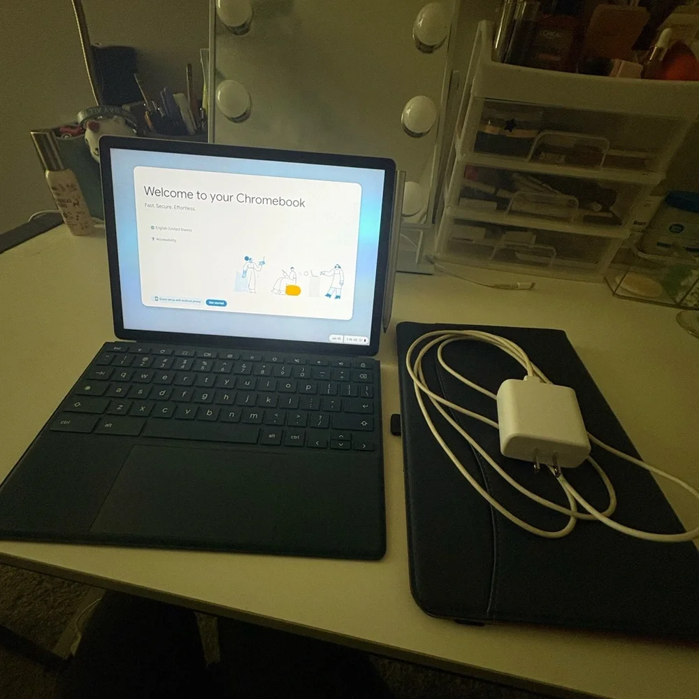 HP Chromebook - Dark teal blue