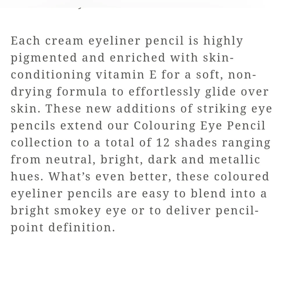 🌺SALE Illamasqua Elate Eye Liner Pencil White Eye Liner