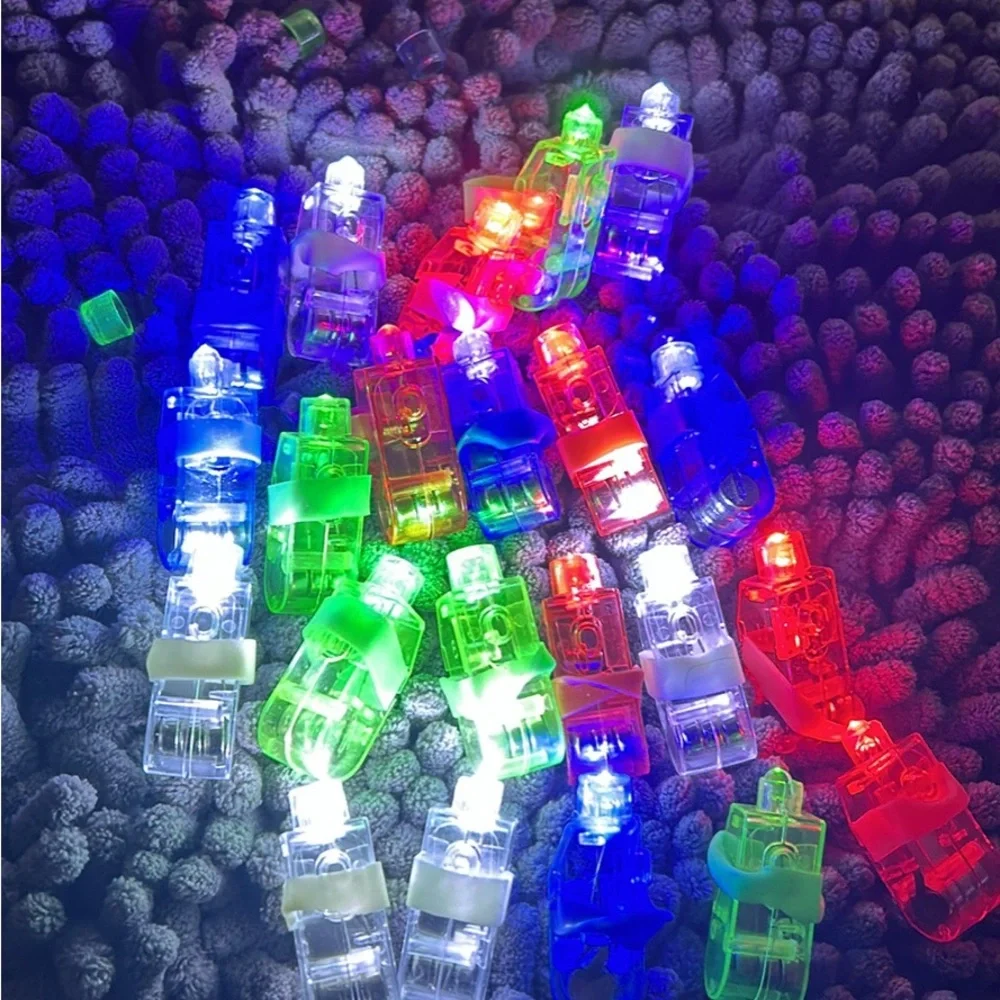 Colorful LED Finger Lights Party Pack