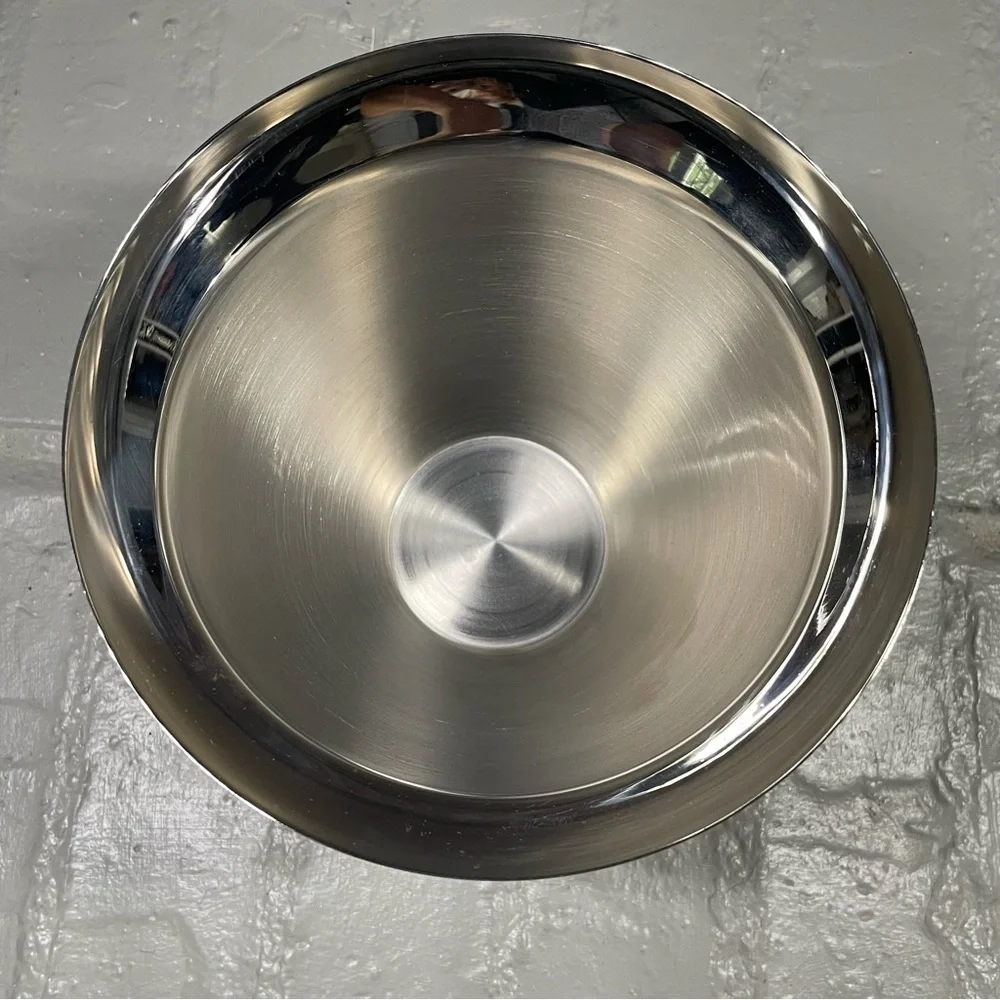 Cromargan strainer which jigger