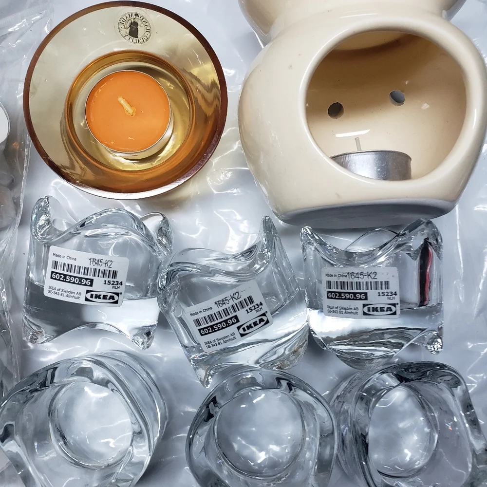IKEA candle holders
