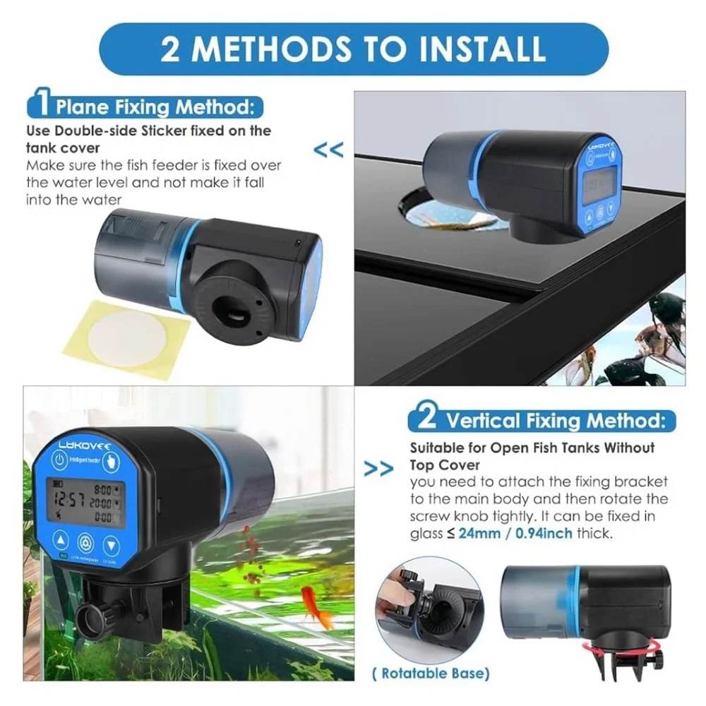 Lukovee Automatic Fish Feeder