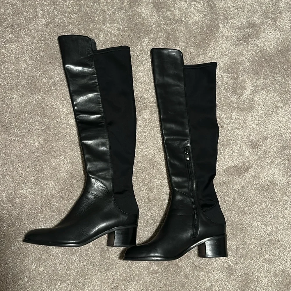 Via Spiga Real Leather over the knee Boots