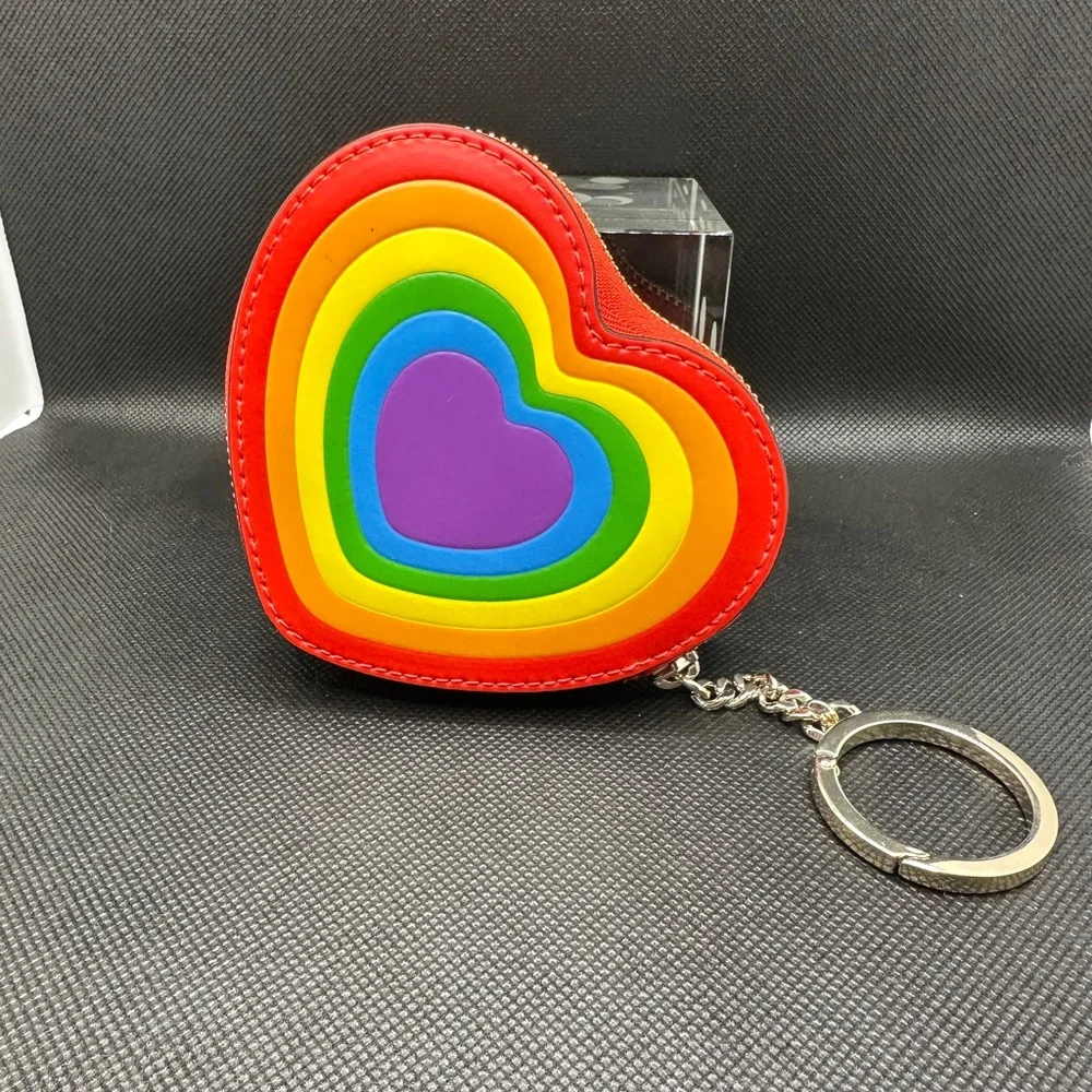 Kate Spade Rainbow Heart Coin Purse