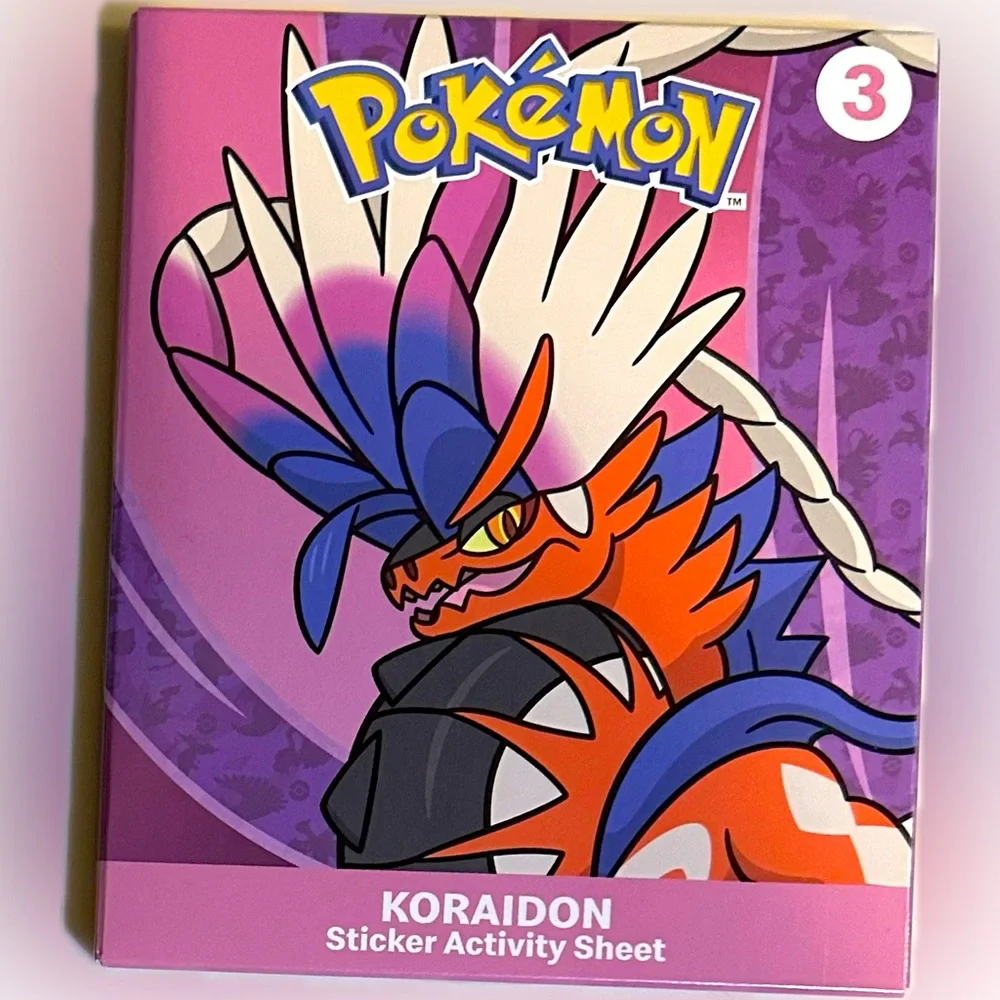 POKÉMON KORAIDON 2025 MCDONALDS #3 COLLECTIBLE w/ CARDS SEALED STICKER ACTIVITY