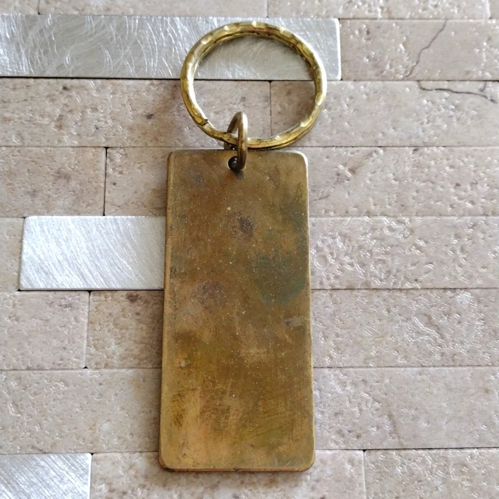 N/A metal keychain